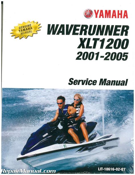 Yamaha waverunner service manual 2001 xl1200 limited Ebook Kindle Editon
